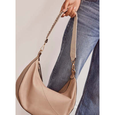 Blair Neutral Leather Bag